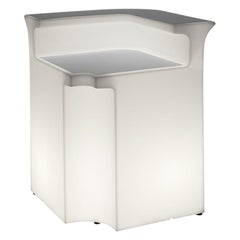 Break Corner Lighted Bar Counter by SLIDE Studio