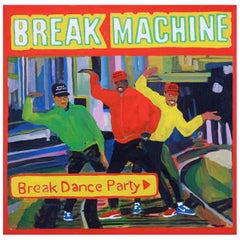 'Break Dance Party' Portrait Painting by Alan Fears Pop Art