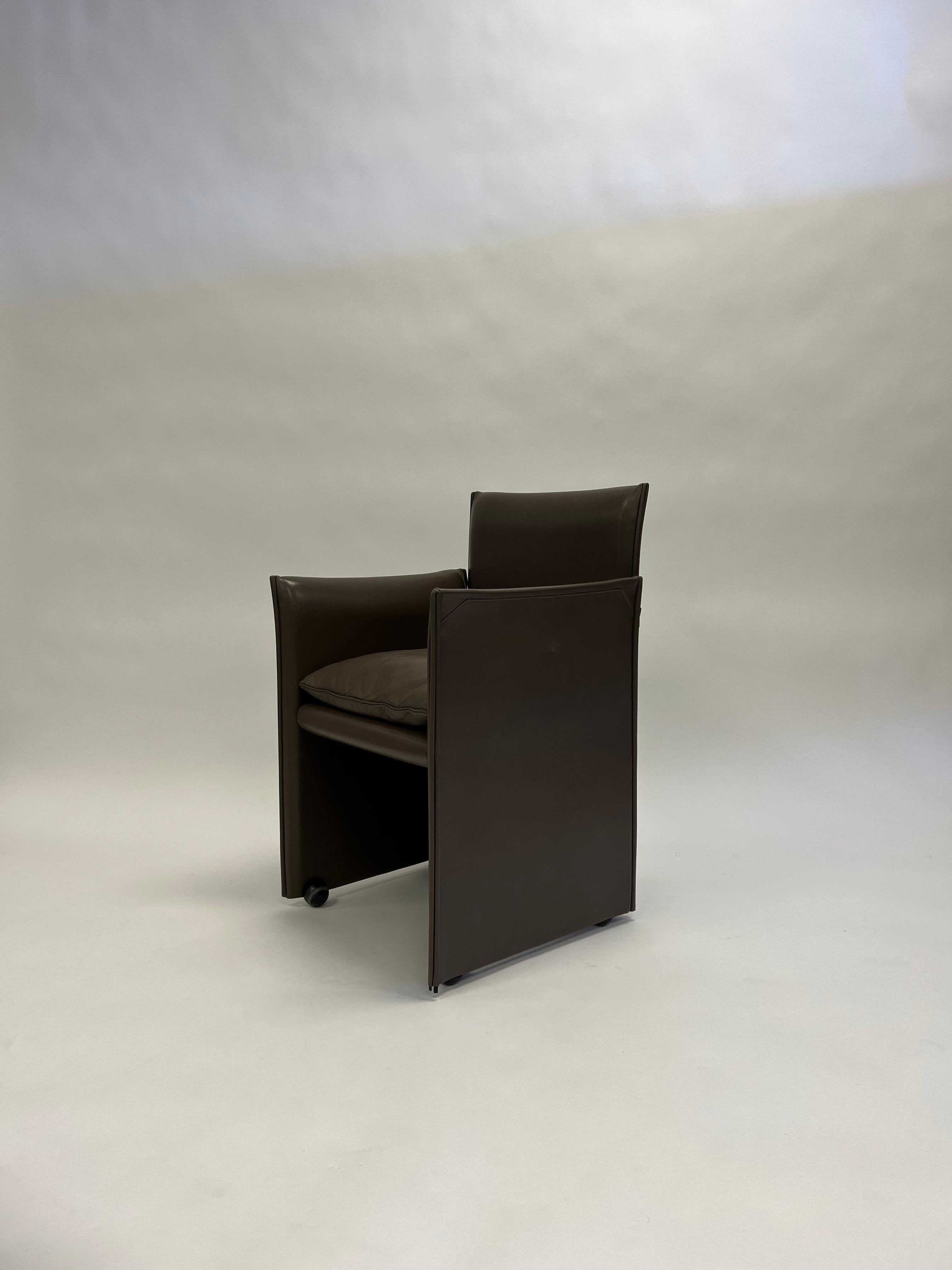 20th Century Break Dining Chairs by Mario Bellini for Cassina