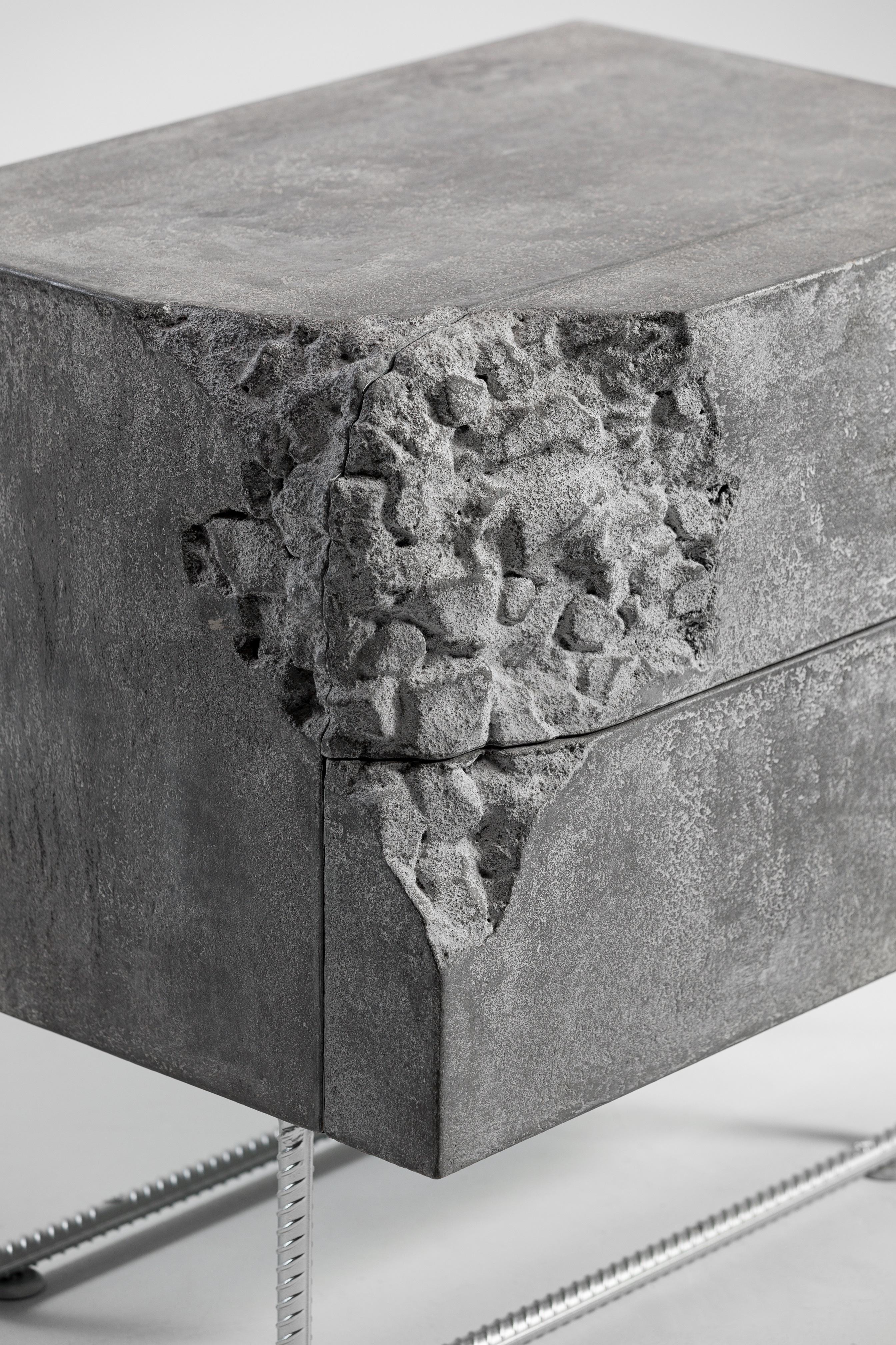 Post-Modern Break Free Bedside Table by PANOPTIKUM COLLECTIONS For Sale