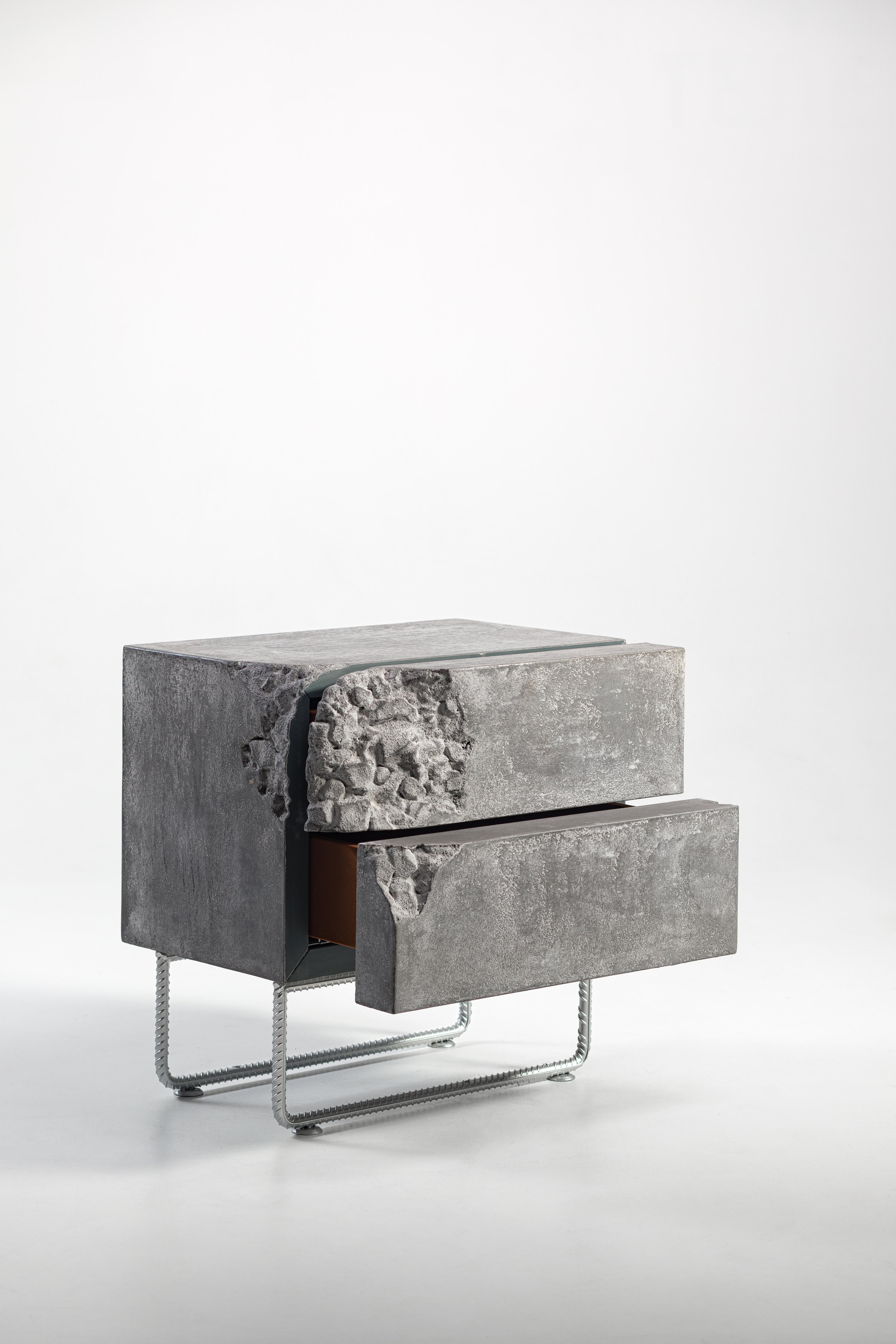 Ukrainian Break Free Bedside Table by PANOPTIKUM COLLECTIONS For Sale