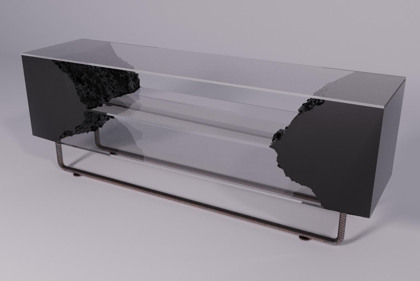 Contemporary Break Free Console Table by PANOPTIKUM COLLECTIONS For Sale