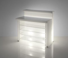 Break Line Lighted Bar Counter by SLIDE Studio