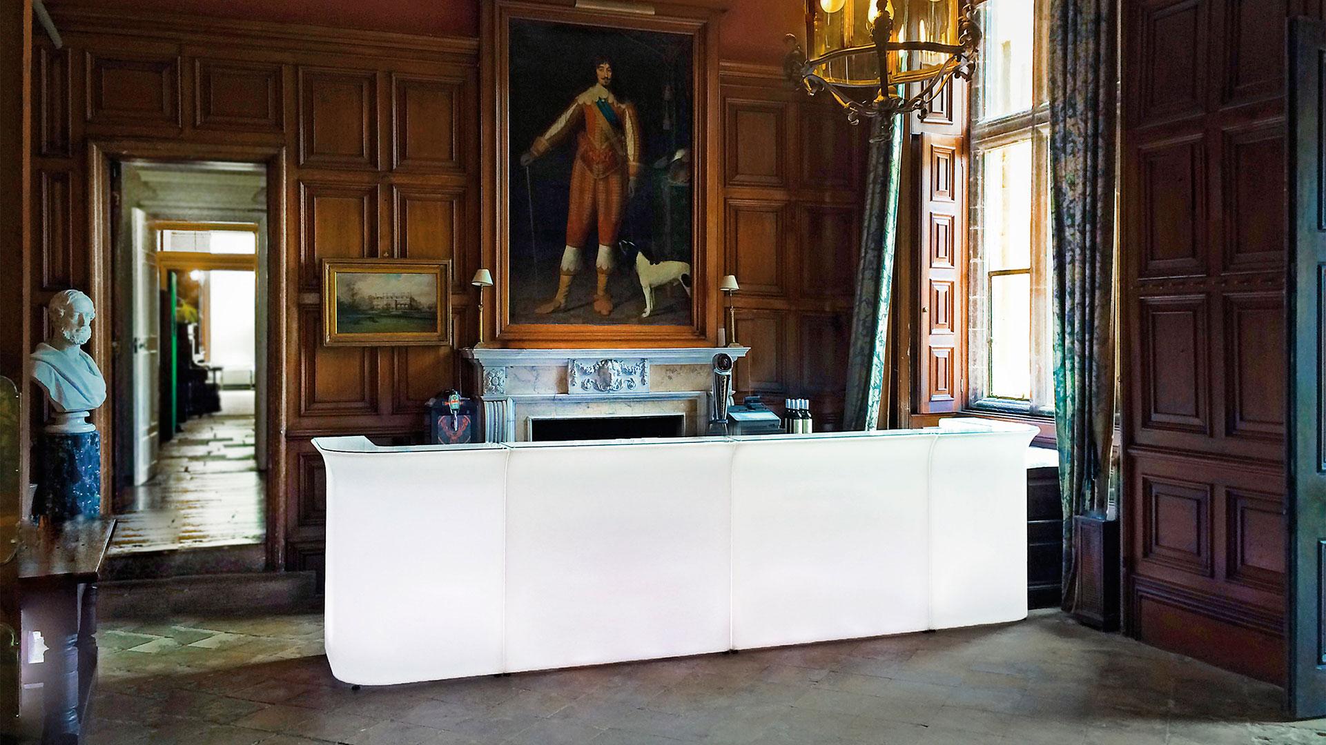 Italian Break Line Lighted Bar Counter by SLIDE Studio For Sale