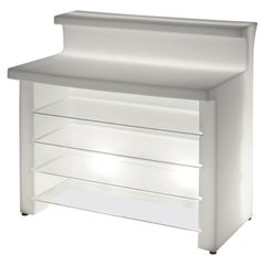 Break Line Lighted Bar Counter by SLIDE Studio