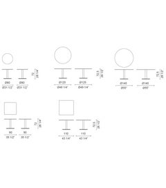 Table ronde Break par Giulio Cappellini pour Cappellini