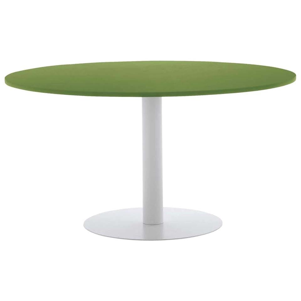 Break Table in Dark Green Stainless Steel or Matte Lacquer Finish for Cappellini For Sale