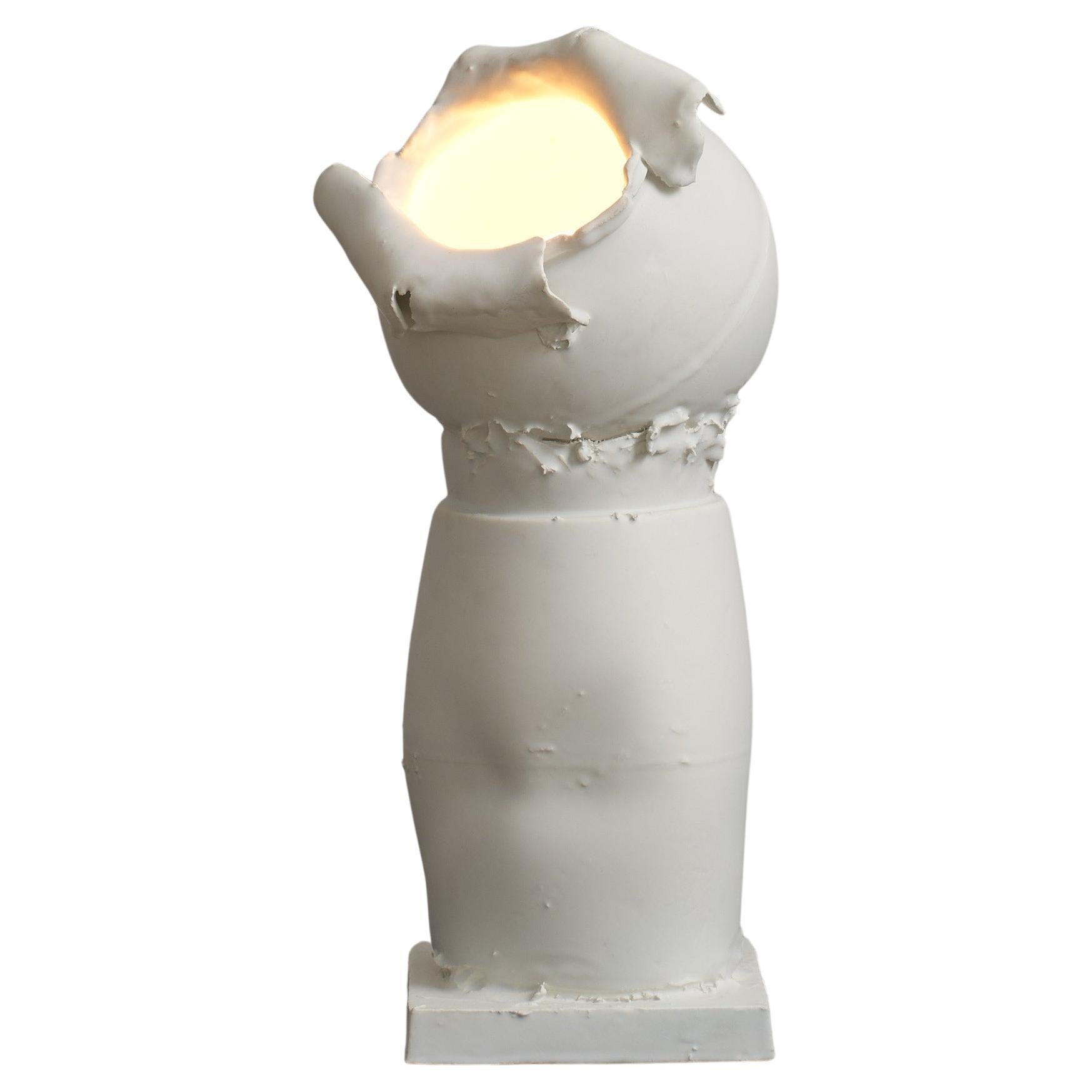 Break the Mold: Breganze+Fara ceramic lamp by Jenna Basso Pietrobon For Sale