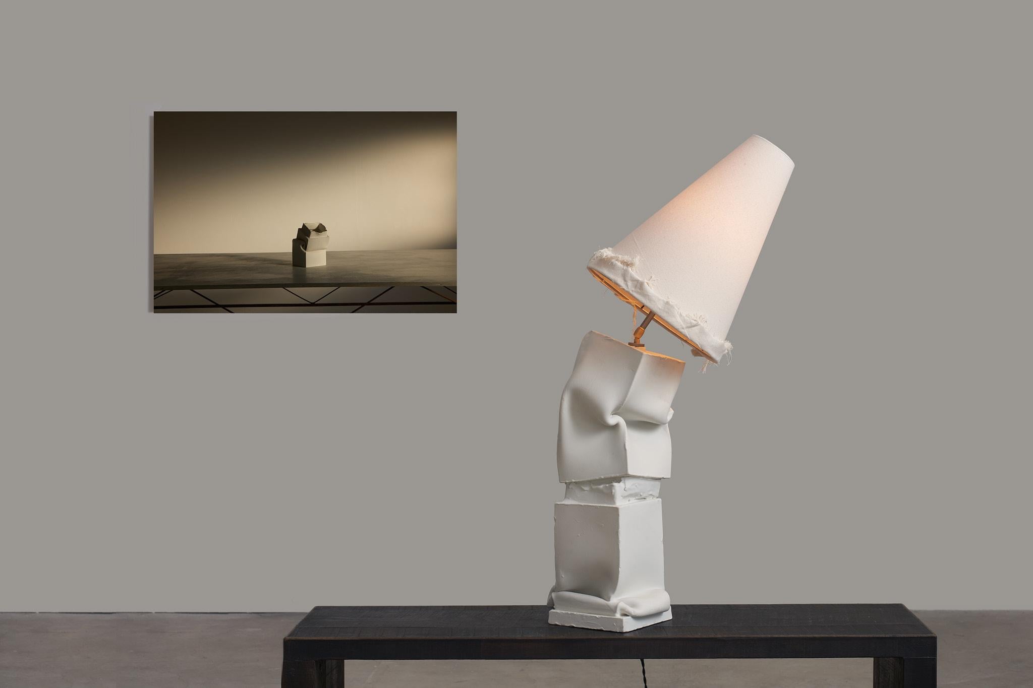 Modern Break the Mold: Brenta+Brenta ceramic lamp by Jenna Basso Pietrobon For Sale