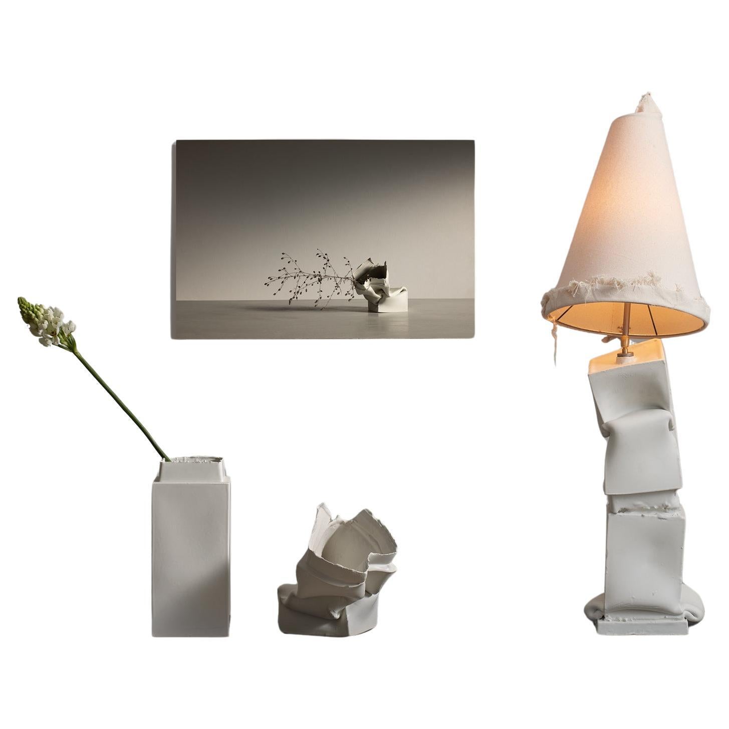 Break the Mold: Brenta+Brenta ceramic lamp by Jenna Basso Pietrobon For Sale
