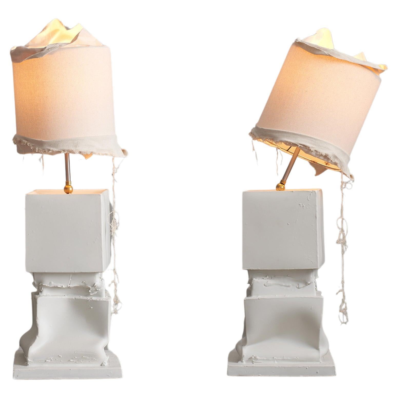 Break the Mold: Marostica+Marostica ceramic lamp by Jenna Basso Pietrobon For Sale