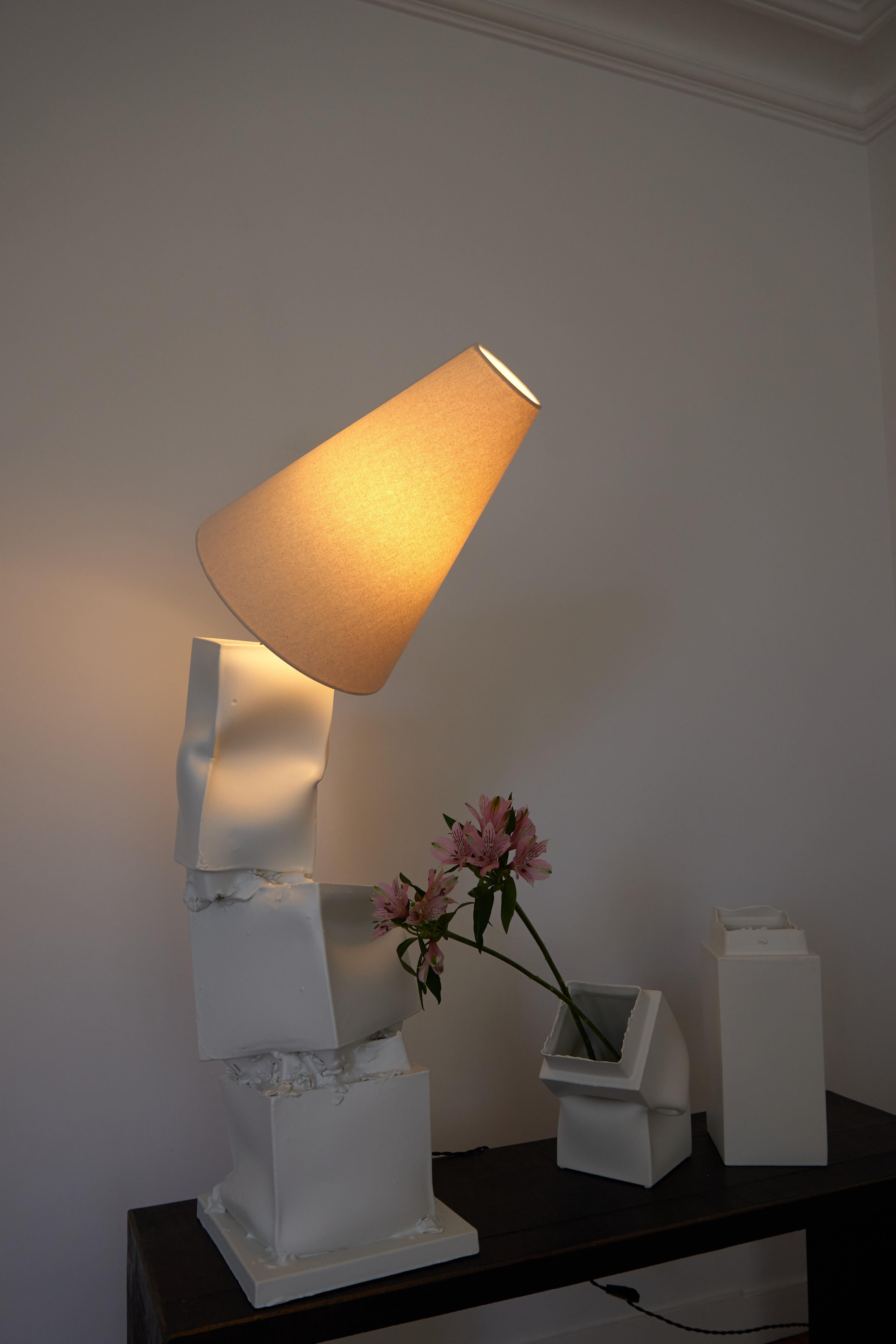 Break the Mold: Marostica+Marostica+Brenta ceramic lamp by Jenna Basso Pietrobon For Sale 2