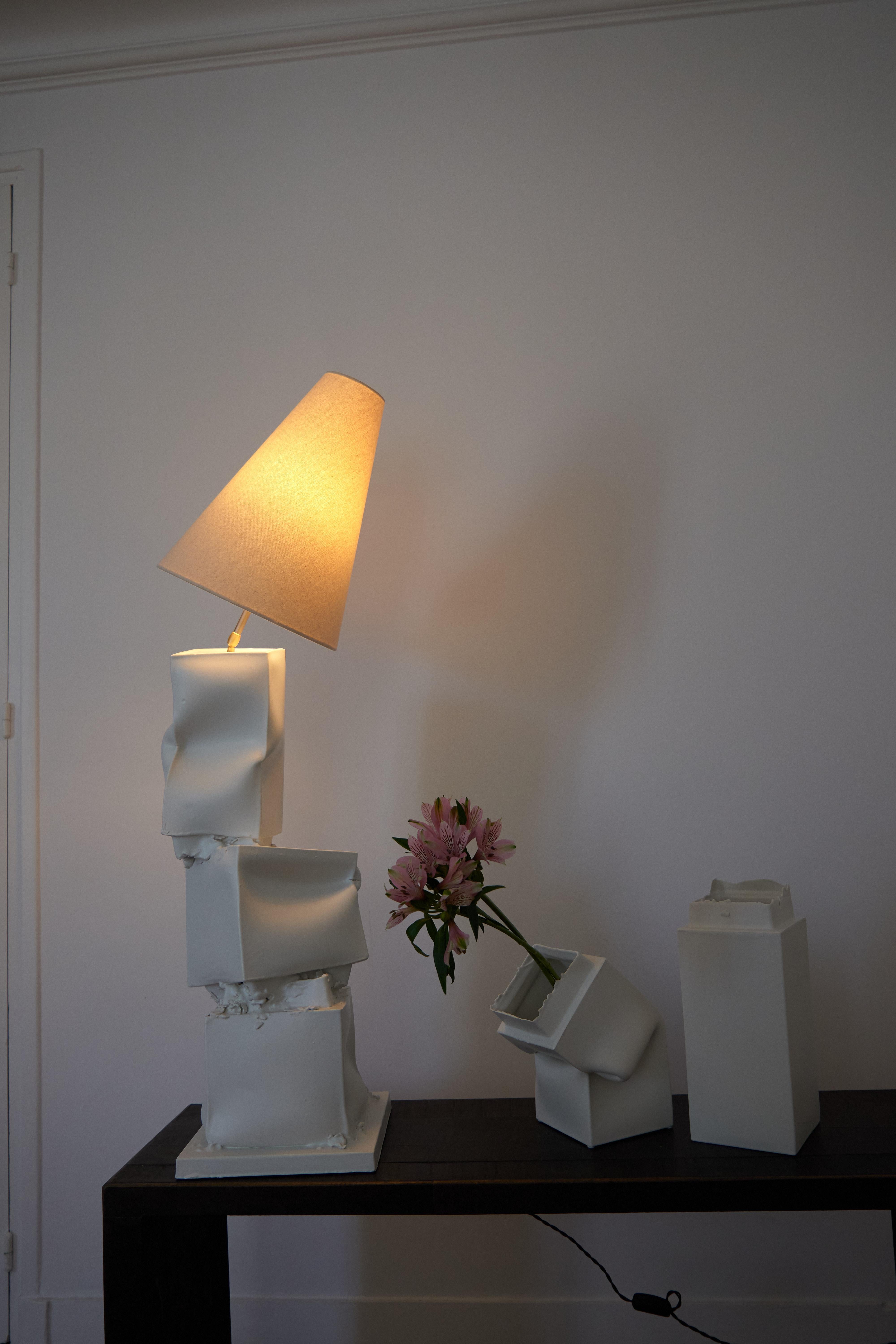 Break the Mold: Marostica+Marostica+Brenta ceramic lamp by Jenna Basso Pietrobon For Sale 3