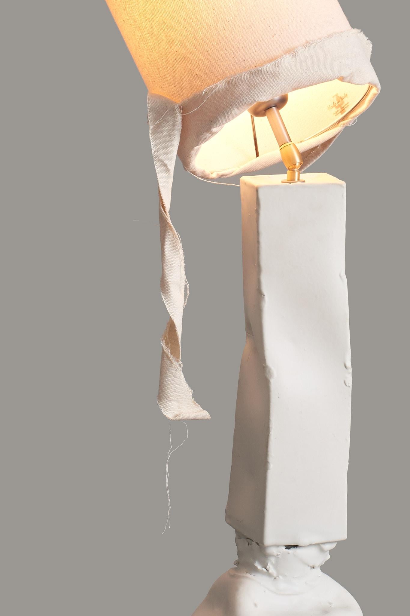 Break the Mold: Nove+Crespano ceramic lamp by Jenna Basso Pietrobon For Sale 2