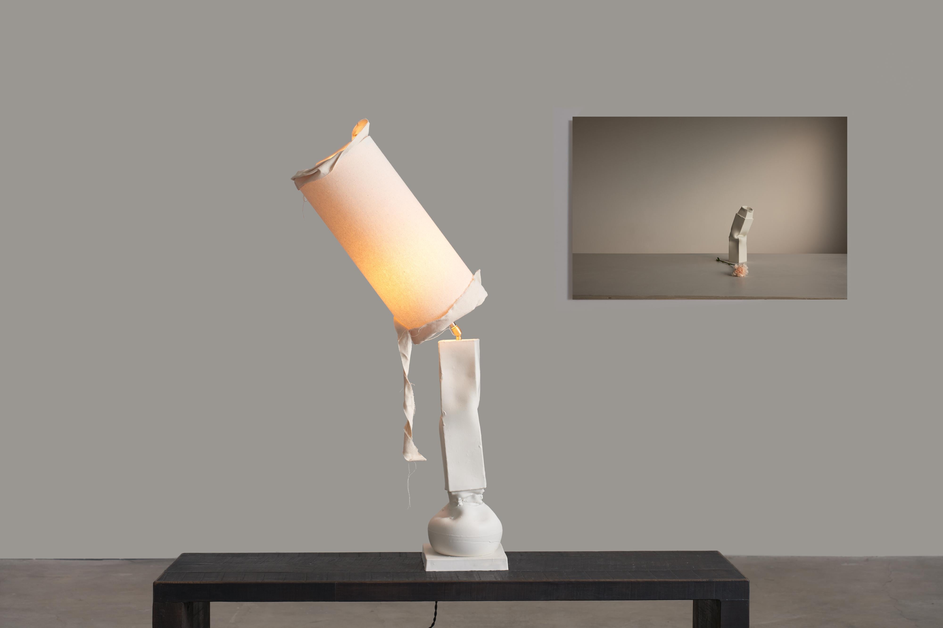 Glazed Break the Mold: Nove+Crespano ceramic lamp by Jenna Basso Pietrobon For Sale
