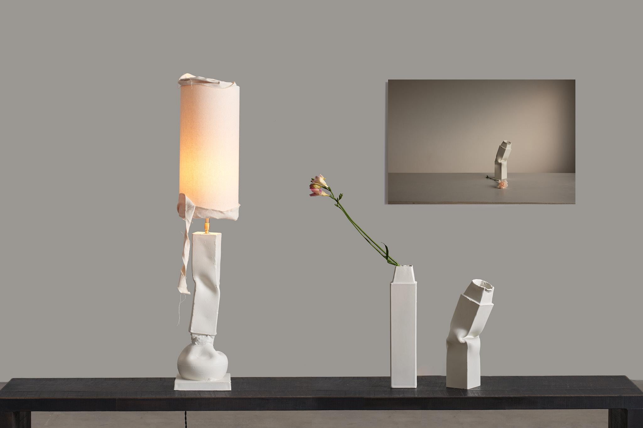 Ceramic Break the Mold: Nove+Crespano ceramic lamp by Jenna Basso Pietrobon For Sale