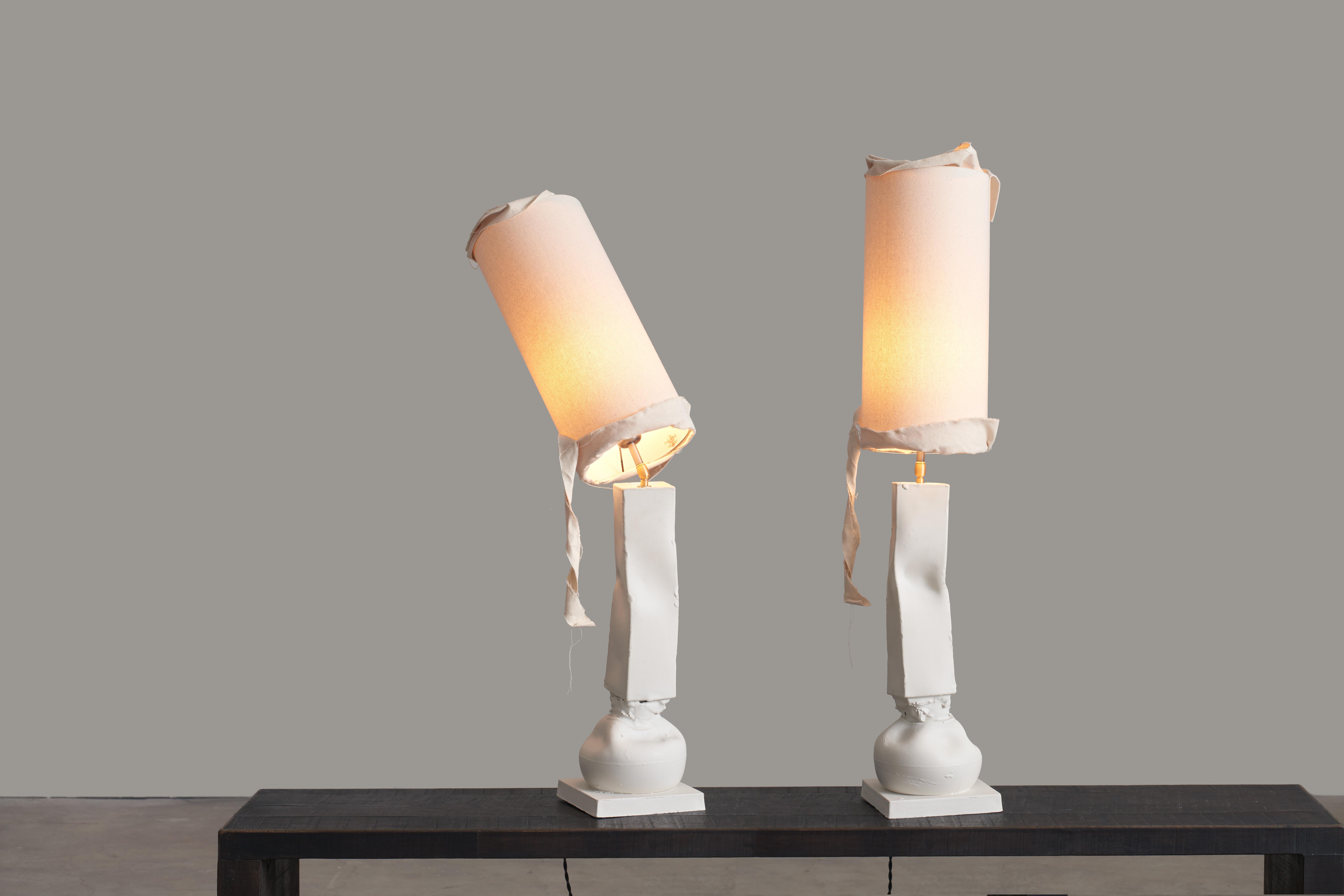 Break the Mold: Nove+Crespano ceramic lamp set by Jenna Basso Pietrobon For Sale 2