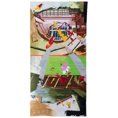Tapisserie murale en laine 'Breakaway' de Lionel Jadot & Pinton