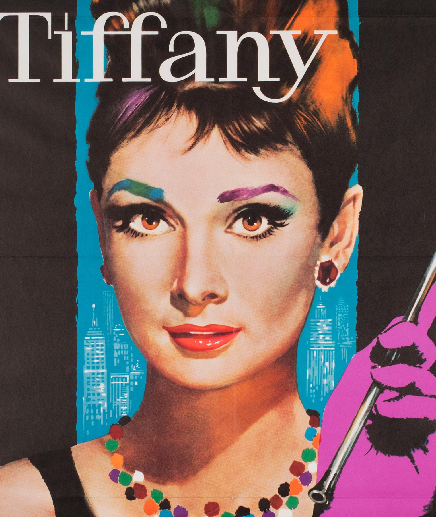 We adore the German film poster for 1960s Classic Breakfast at Tiffany's. Lutz Peltzer's design is simply fabulous darling!

This first-year-of-release for the film in Germany poster is extremely rare and highly collectible, especially in such