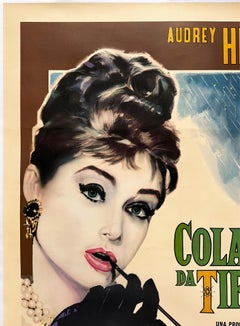 DESAYUNO EN TIFFANYS 1962 PÓSTER DE PELÍCULA Italiana 2 Foglio, ENZO NISTRI
