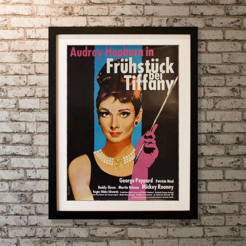 Breakfast at Tiffany's 1980

Original German Plakat (23 X 33 Inches). A young New York socialite becomes interested in a young man who has moved into her apartment building, but her past threatens to get in the way.

Year: 1980