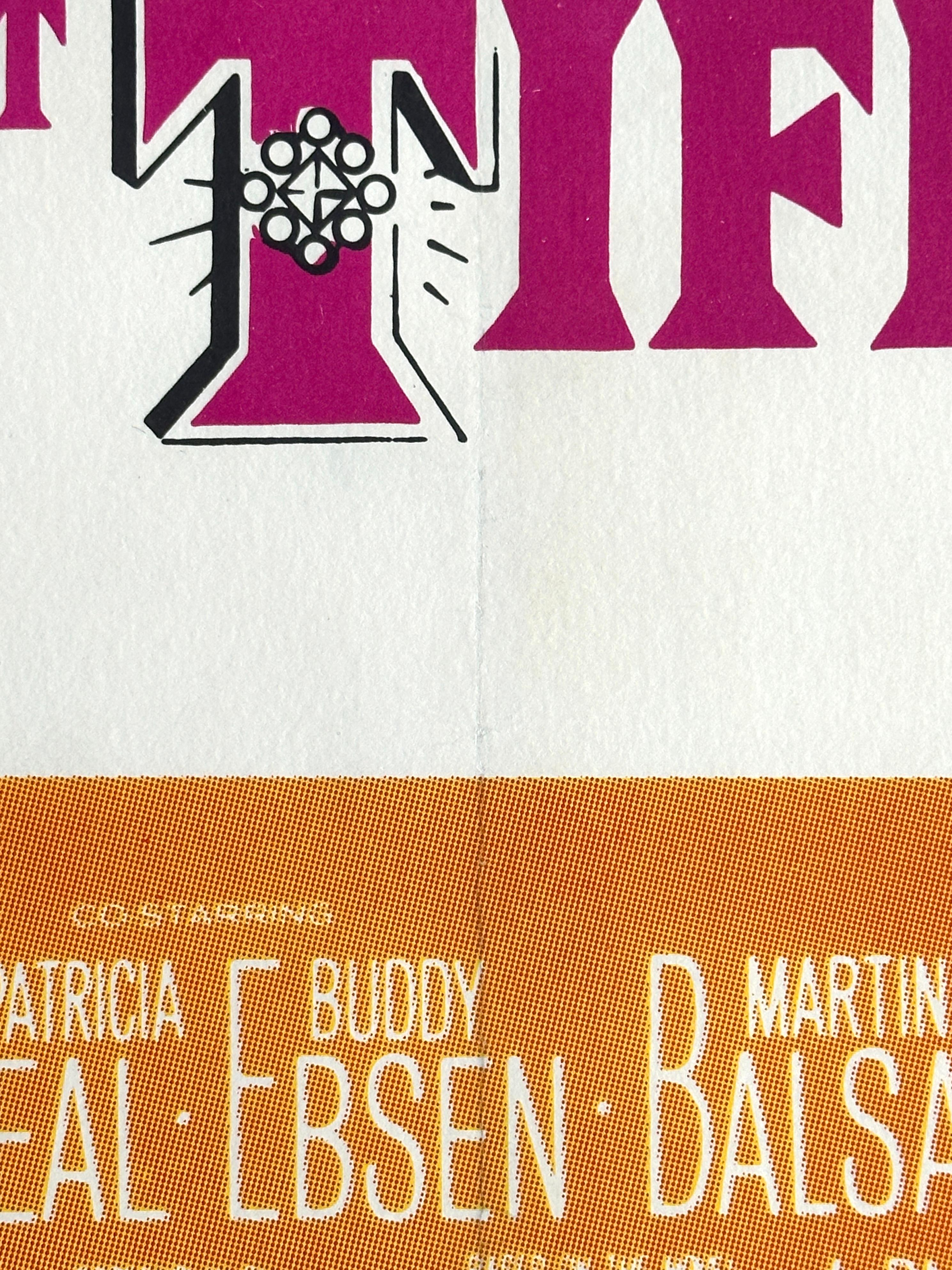 „Breakfast at Tiffany's“ Original Vintage US-Filmplakat, Ein-Blatt-Filmplakat, 1961 im Angebot 3