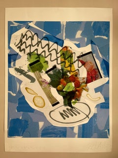 "Breakfast By The Pool In Miami" Photo Collage Print by Peter Astrom