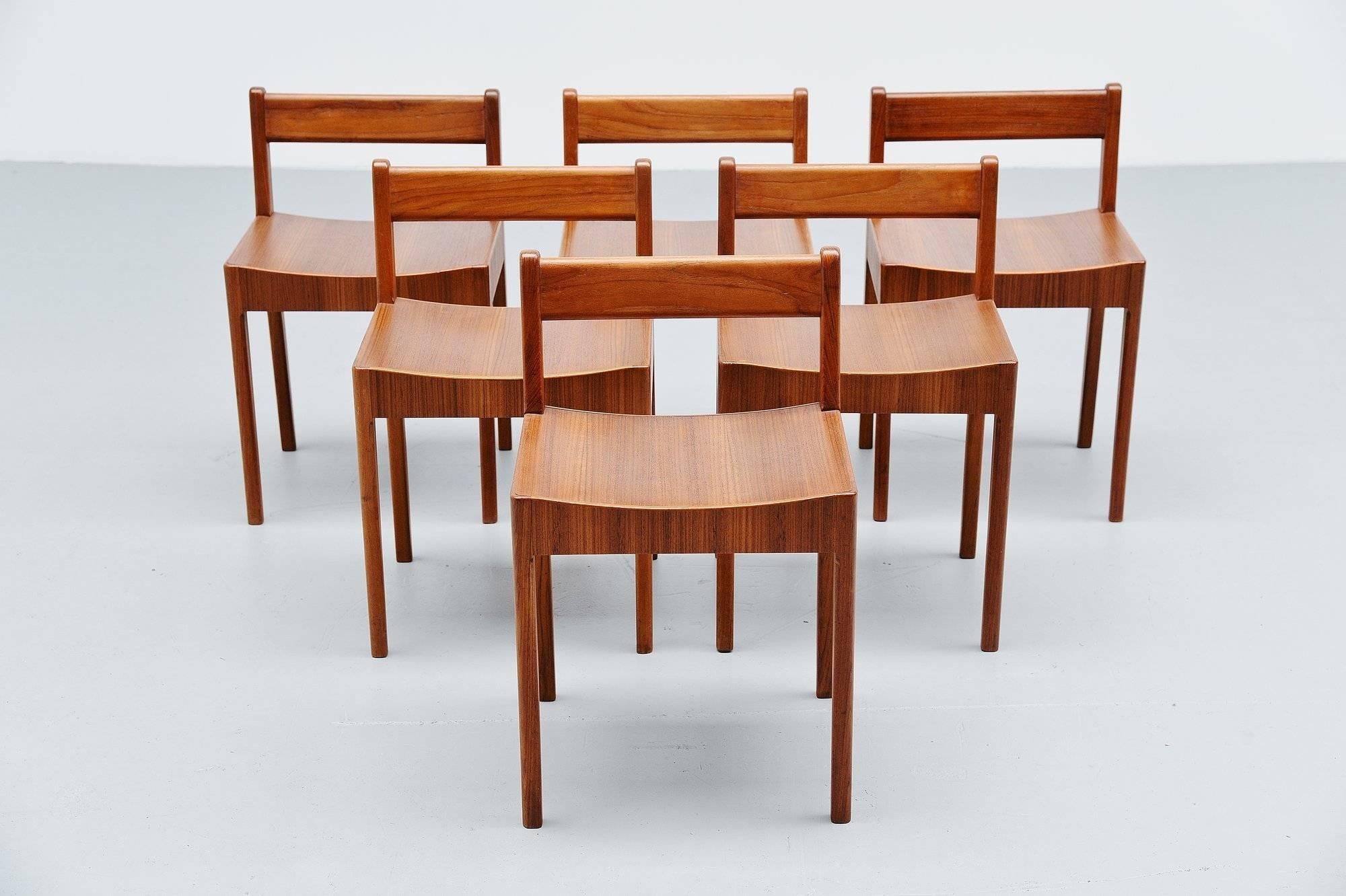 Breakfast Chairs by Plyfa Denmark, 1960 In Excellent Condition In Roosendaal, Noord Brabant