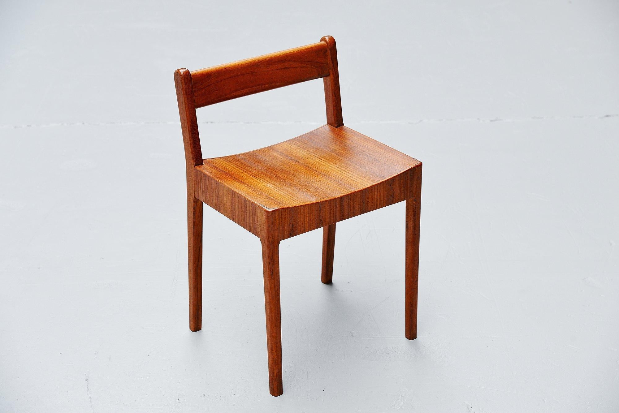 Breakfast Chairs by Plyfa, Denmark, 1960 In Good Condition In Etten-Leur, NL