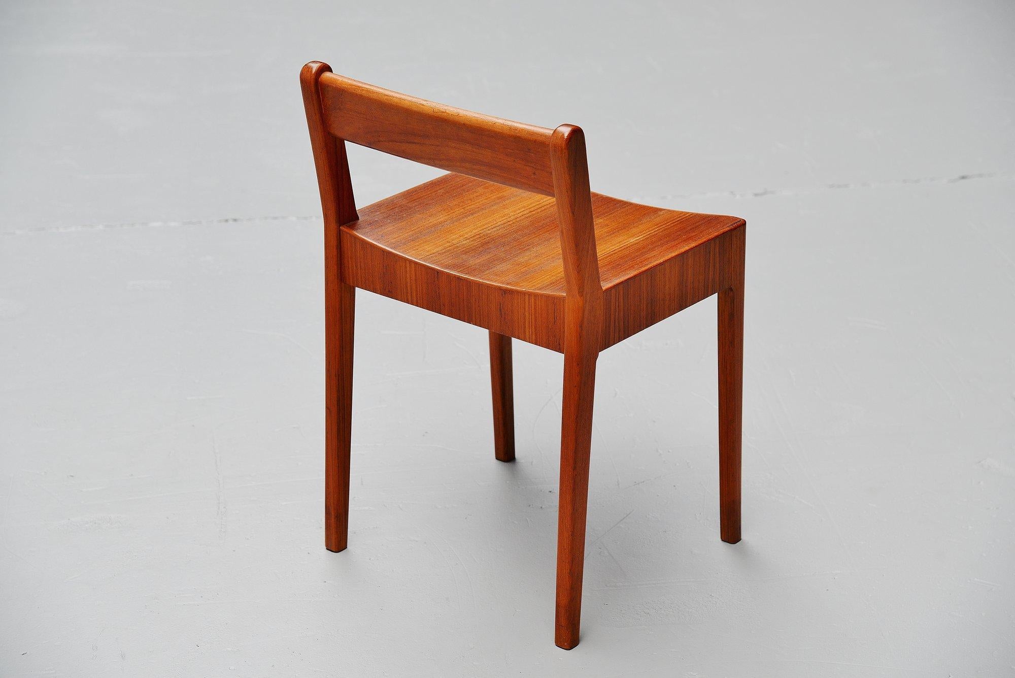 Teak Breakfast Chairs by Plyfa, Denmark, 1960
