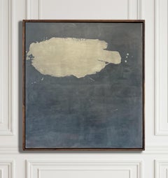 «Ola rompiendo», pintura en tinta, óleo y pigmentos sobre lienzo, 96,5 x 124,5 cm
