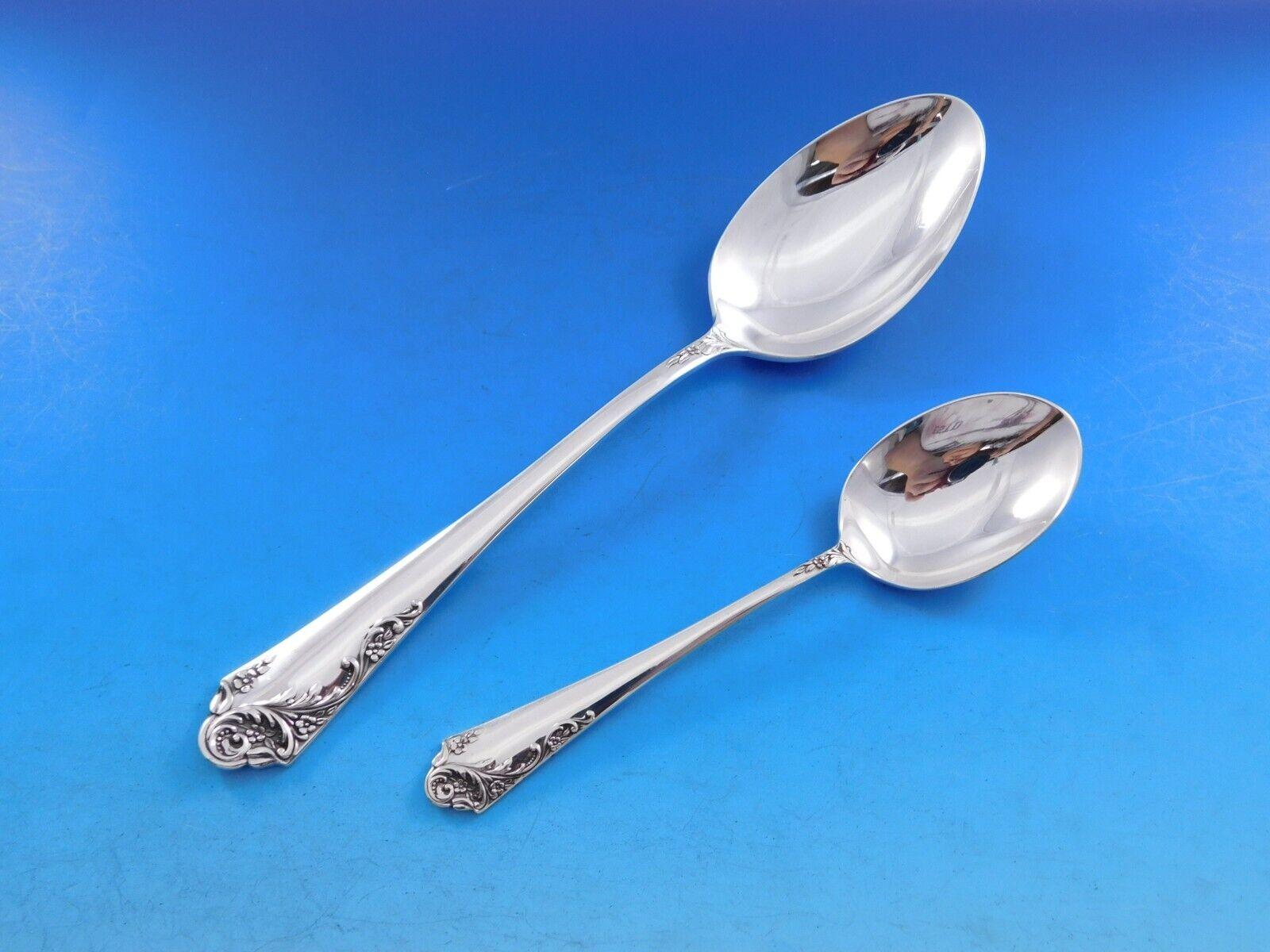Breath of Spring II by Amston Sterling Silver Flatware Set Service 45 Pieces For Sale 3