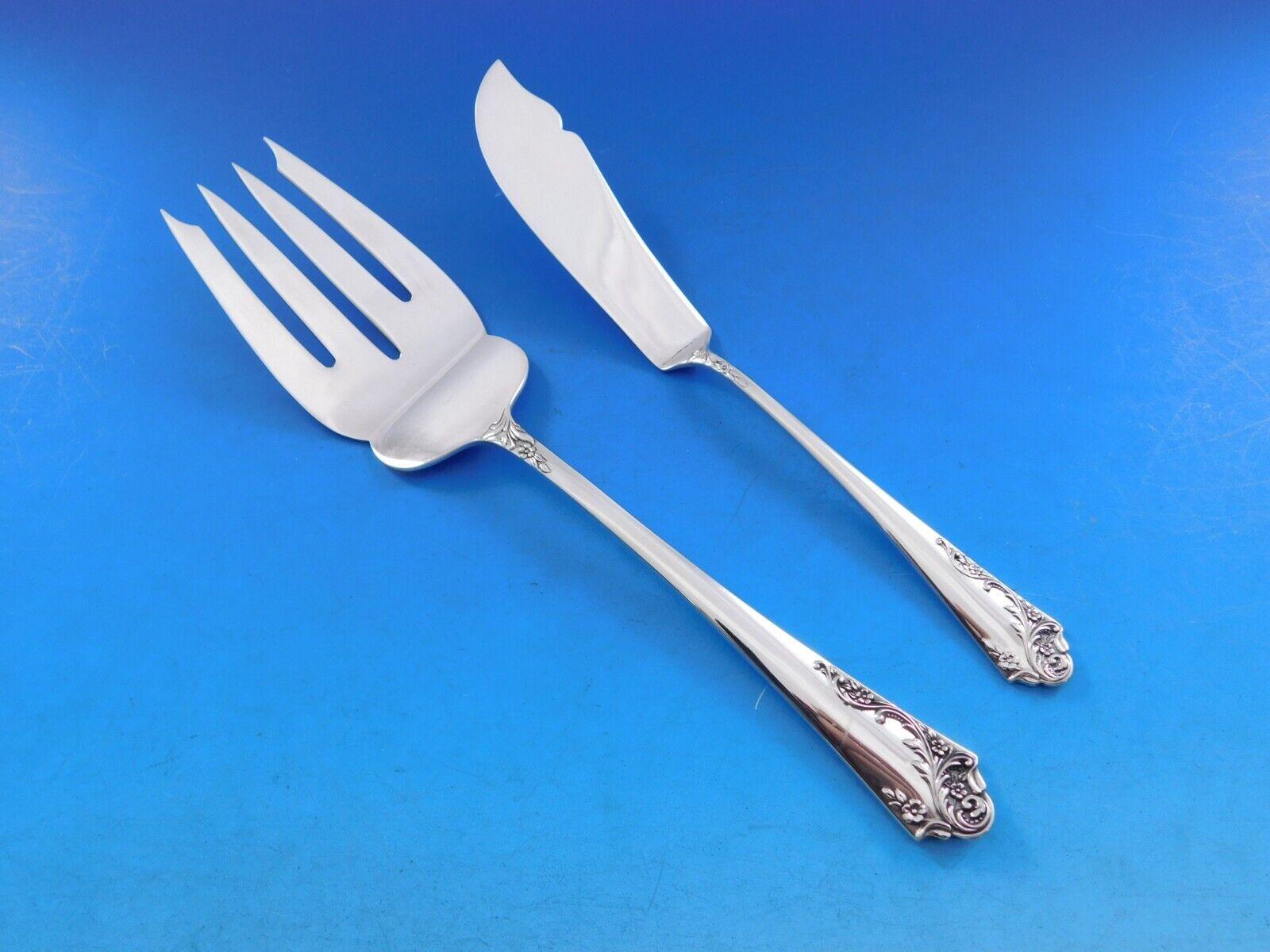 Breath of Spring II by Amston Sterling Silver Flatware Set Service 45 Pieces For Sale 4