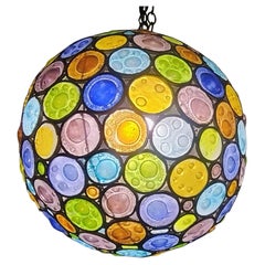 Breath-taking Spherical Chandelier with hand-blown glass pieces by Feders Mexico