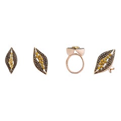 Find Your Significant Other in One of a Kind Colored Diamond Cocktail Ring