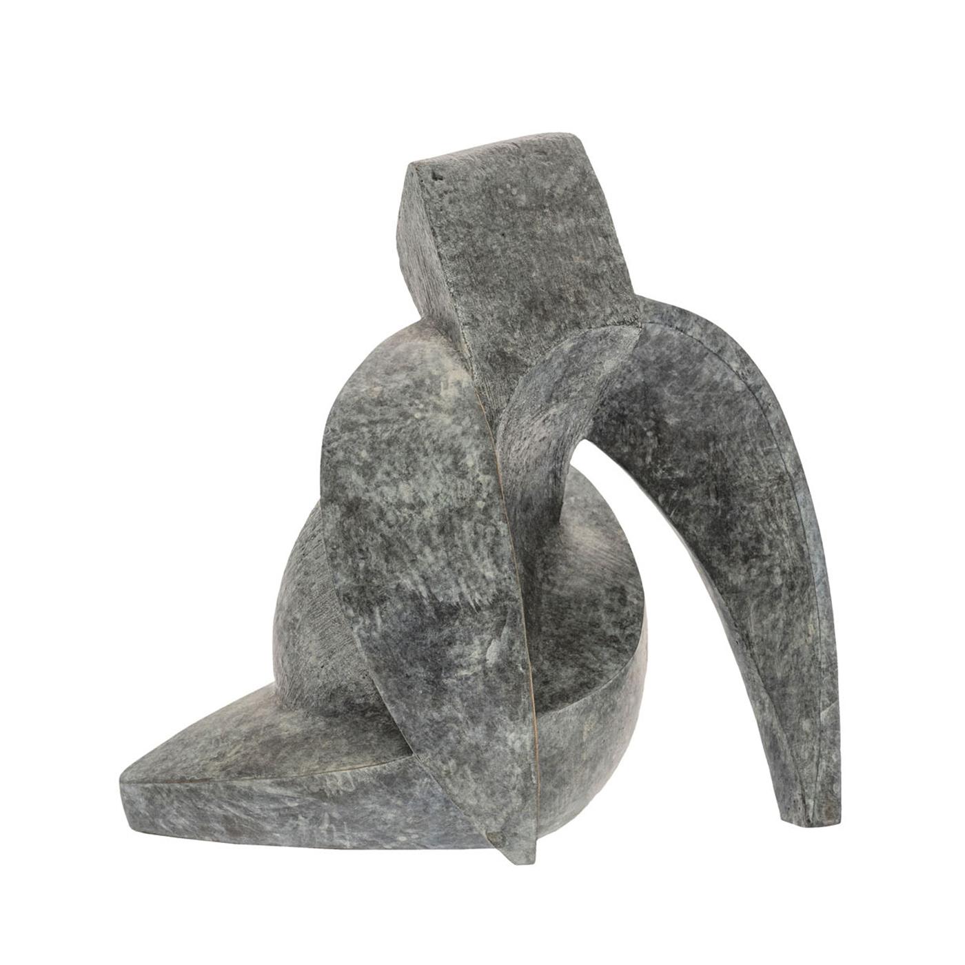 Sculpture Breather Grey Bronze all
in solid bronze in grey finish.