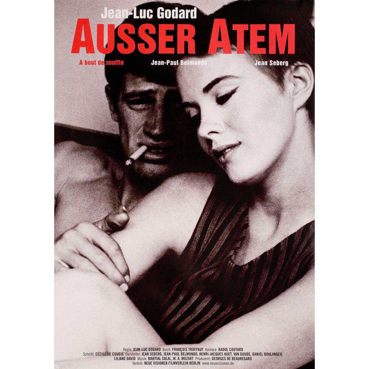 Contemporary 'Breathless' R2000 German A1 Film Poster