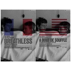 Breathless R2010 U.S. One Sheet Film Poster Set of 2