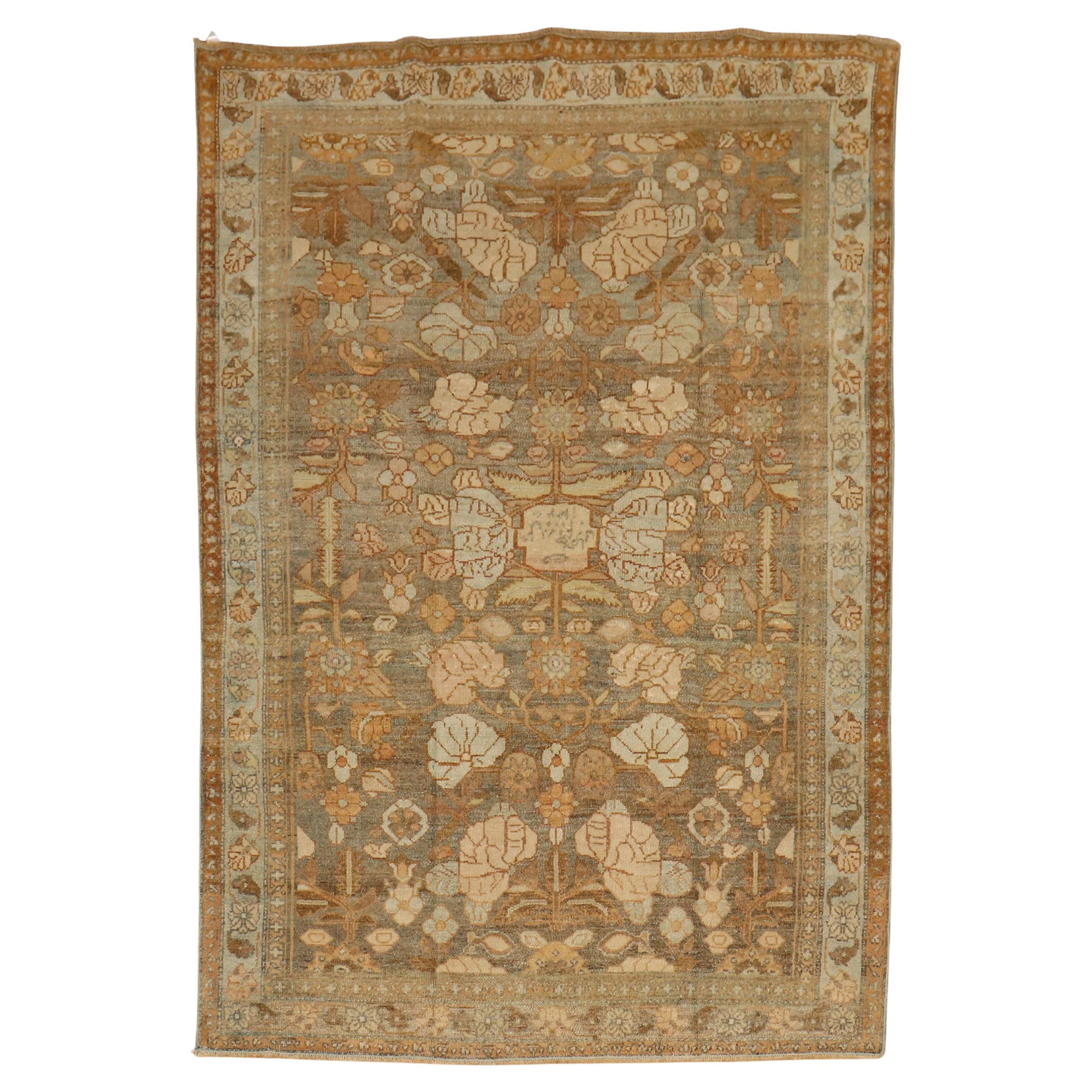  Breathtaking Antique Persian Malayer Rug For Sale