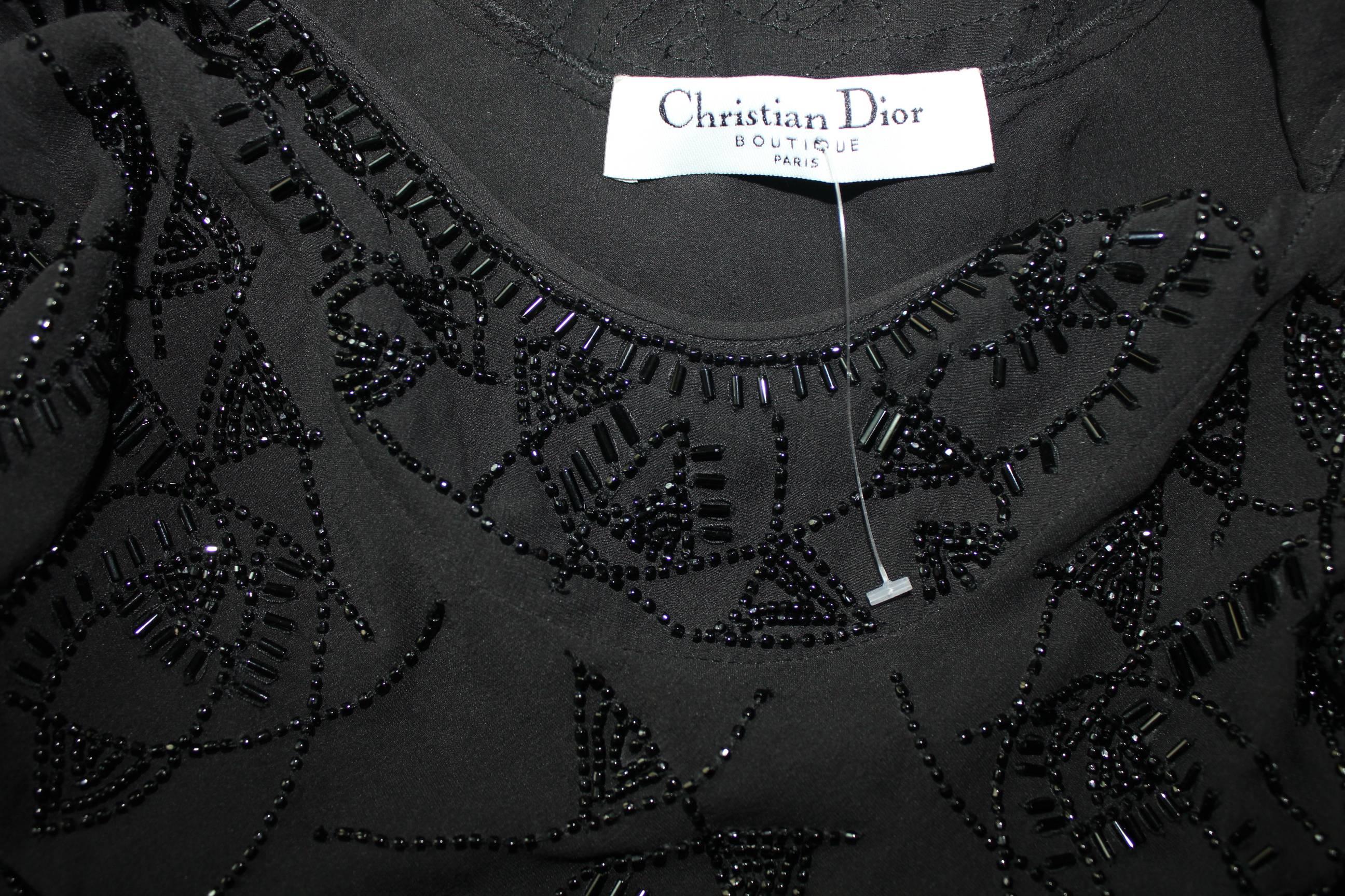 Christian Dior by John Galliano - Robe de soirée longue en soie sablier, taille 42, non portée en vente 2