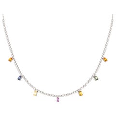 Breathtaking Diamond 18k Rose Gold Necklace for Her