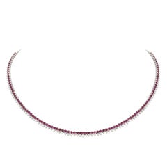 Collana mozzafiato in oro bianco 18 carati con diamante per lei