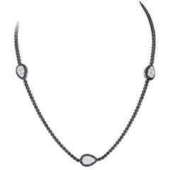 Breathtaking Diamond 18k White Gold Necklace for Her