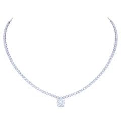 Breathtaking Diamond 18K White Gold Necklace for Her