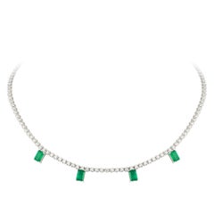 Breathtaking Diamond 18k White Gold Necklace for Her