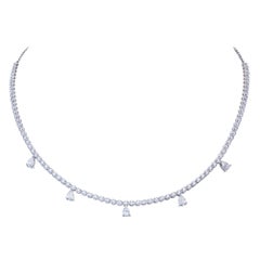 Breathtaking Diamond 18k White Gold Necklace for Her