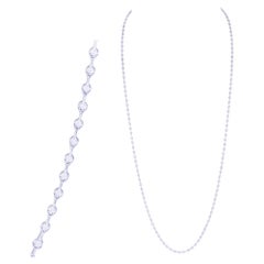 Breathtaking Diamond 18k White Gold Necklace for Her