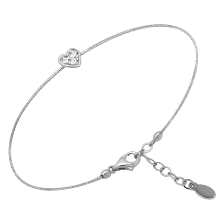 Ein atemberaubendes Diamant-Armband aus Weißgold für Sie