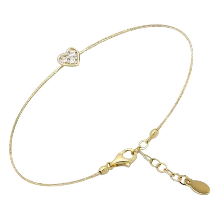Bracciale mozzafiato in oro giallo con diamanti per lei