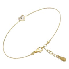 Bracciale mozzafiato in oro giallo con diamanti per lei